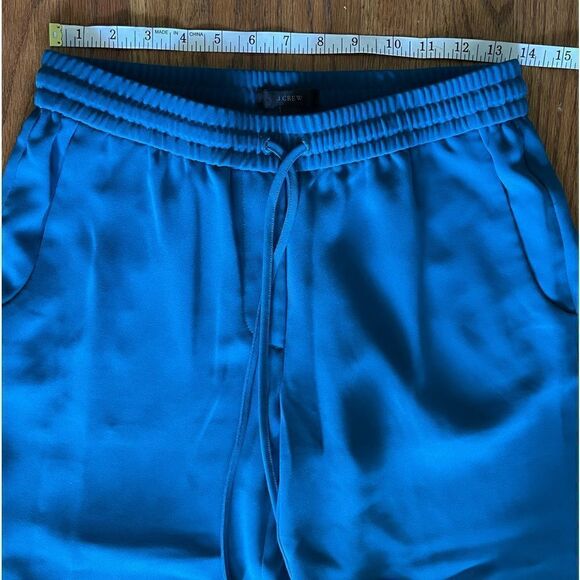 J.Crew Womens Draped Drawstring Elastic Waist Jogger
Pants Sz 2 Teal Blue 03341 - Picture 3 of 11